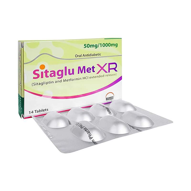 Sitaglu Met Xr (100/1000Mg) 28 Tablets — authentic medicine packaging