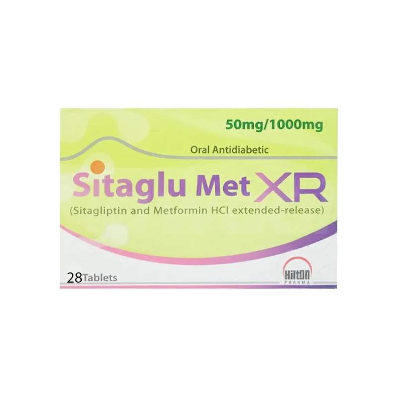 Sitaglu Met Xr (50/1000Mg) 28 Tablets — authentic medicine packaging
