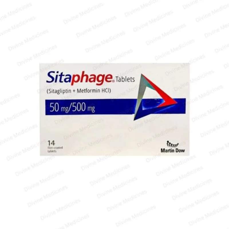 Sitaphage (50/500Mg) 14 Tablets — authentic medicine packaging