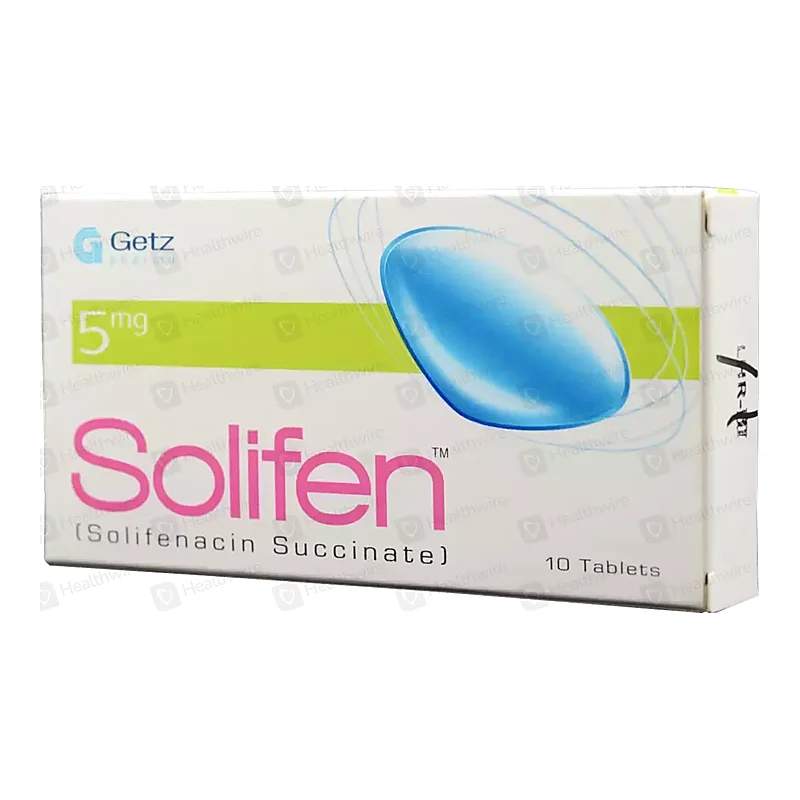 Solifen (5Mg) 10 Tablets — authentic medicine packaging