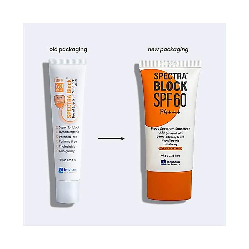 Spectra Block (Spf-60) 40G Cream — authentic medicine packaging