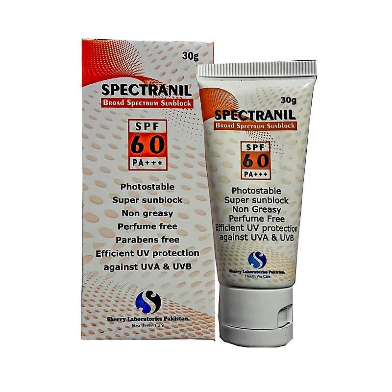 Spectranill (Spf-60) Sunblock — authentic medicine packaging