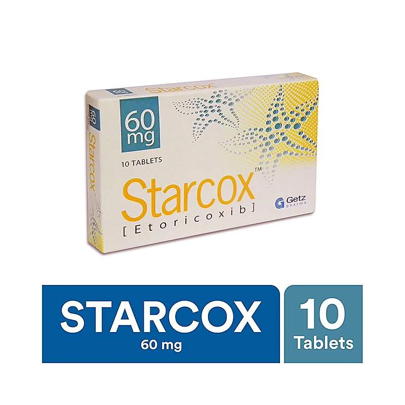 Starcox (60Mg) 10 Tablets — authentic medicine packaging