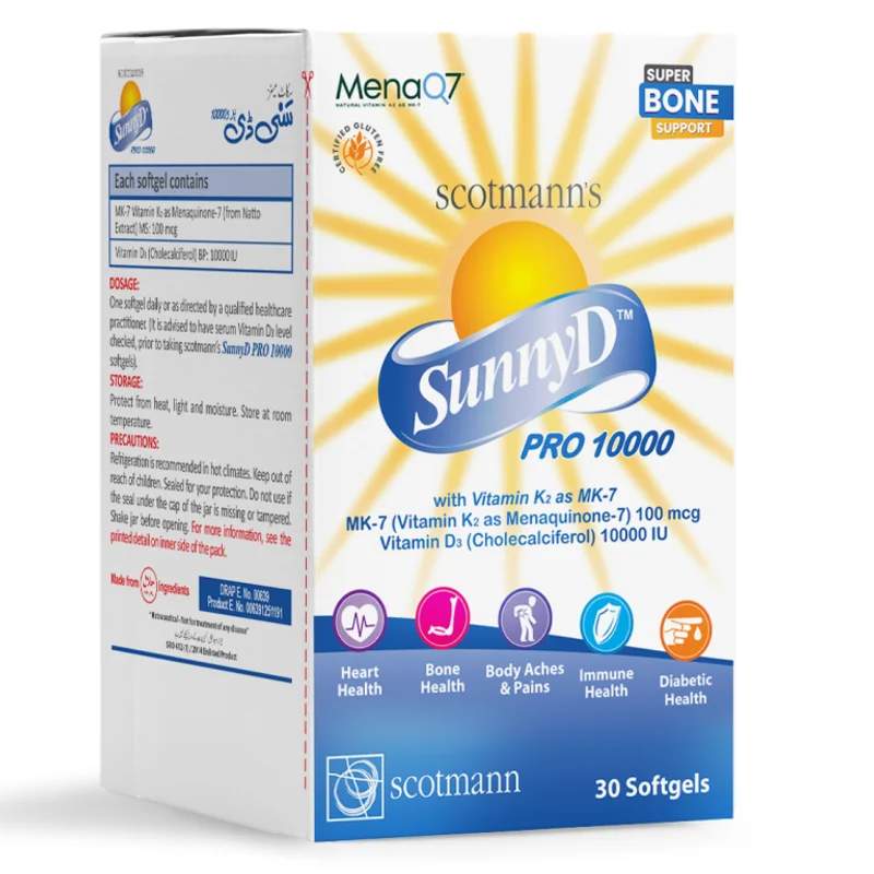 Sunny-D Pro (100Mcg/2000Iu) 60 Capsules — authentic medicine packaging