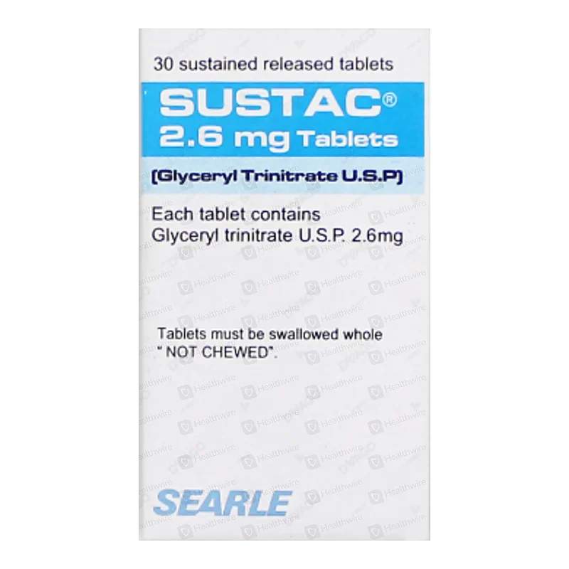 Sustac 2.6Mg 30 Tab (Loos) — authentic medicine packaging