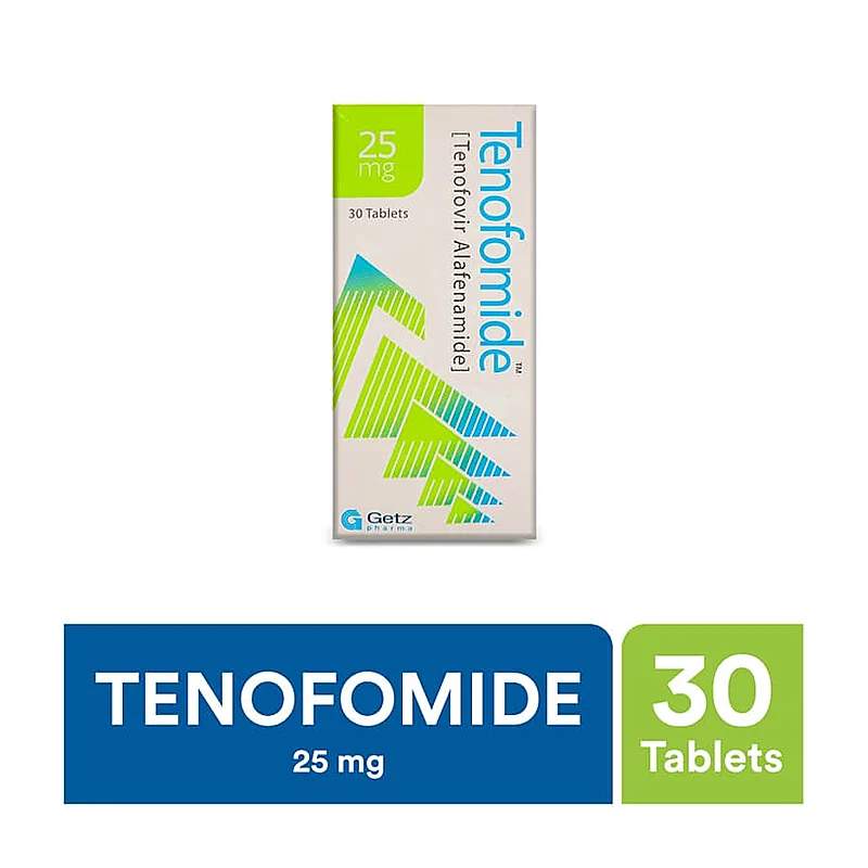 Tenofomide (25Mg) 30 Tablets — authentic medicine packaging