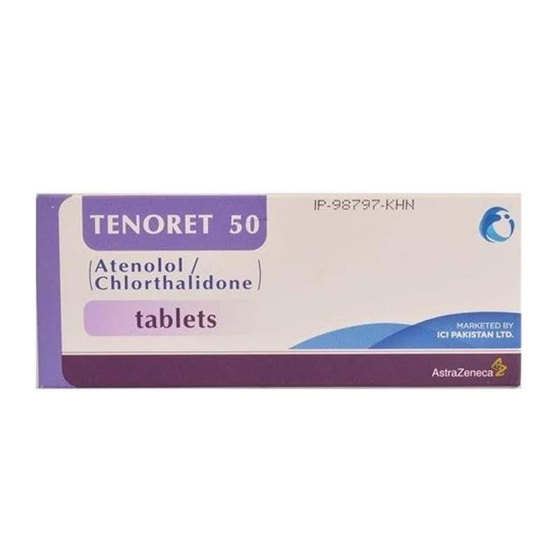 Tenoret-50 (50/12.5Mg) 14 Tablets — authentic medicine packaging