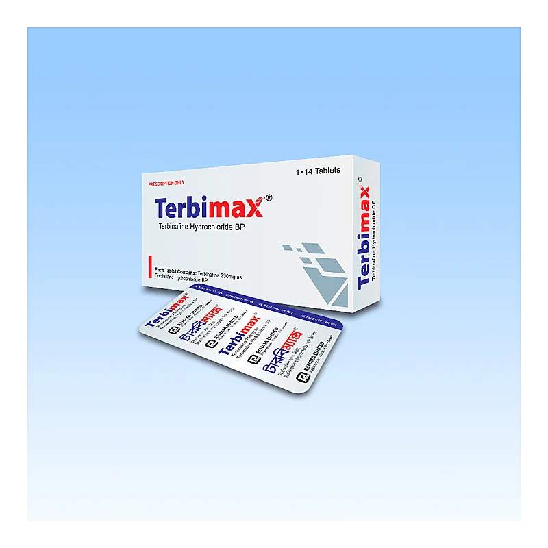 Terbimax (125Mg) 10 Tablets — authentic medicine packaging
