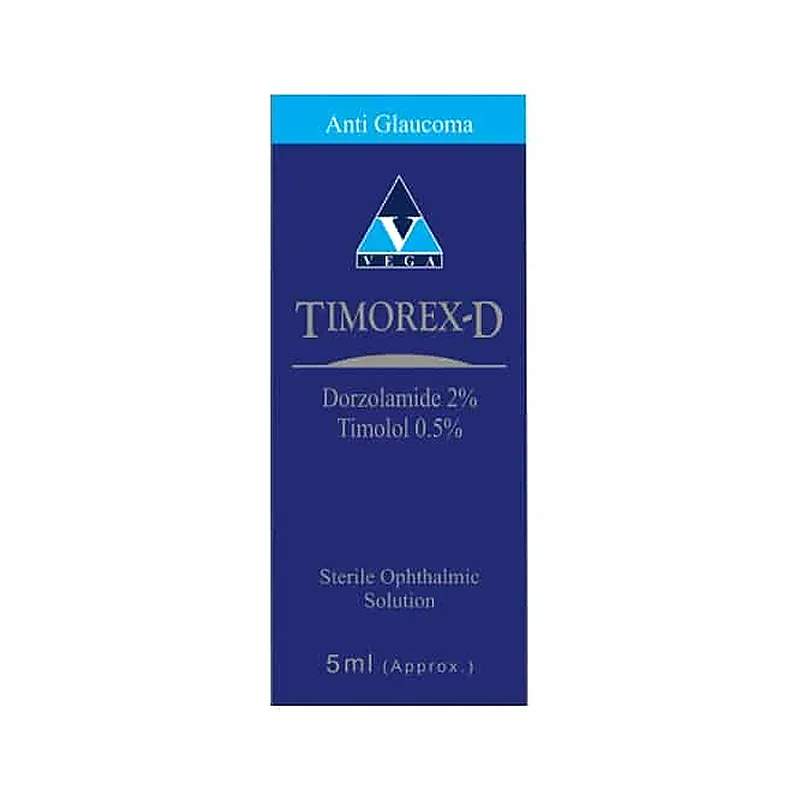 Timorex (0.5%) 5Ml Eye Drops — authentic medicine packaging