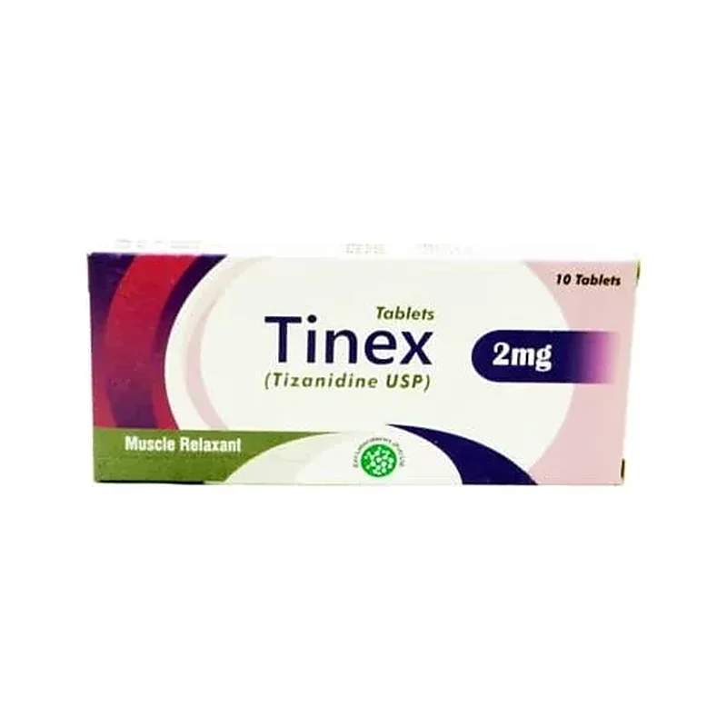 Tinex (2Mg) 10 Tablets — authentic medicine packaging
