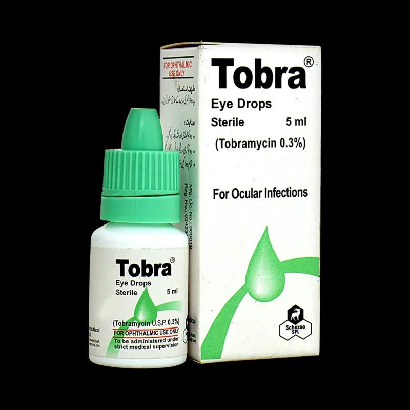 Tobra (0.3%) 5Ml Eye Drops — authentic medicine packaging