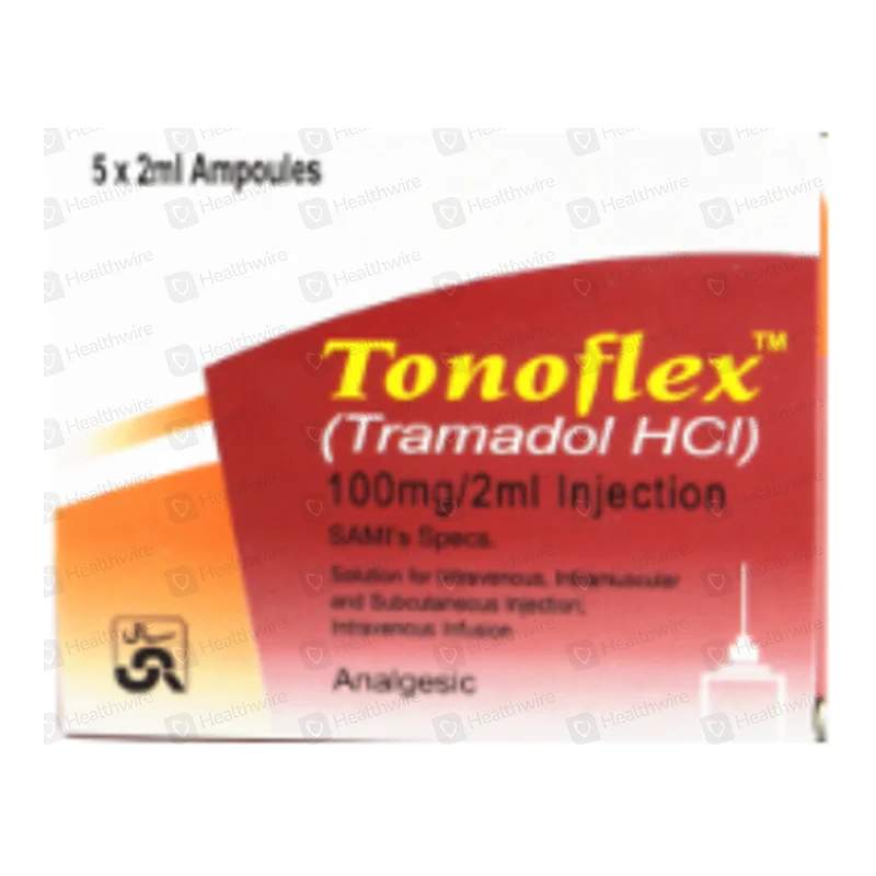 Tonoflex (100Mg/2Ml) 2Ml 5 Ampoule Injections — authentic medicine packaging