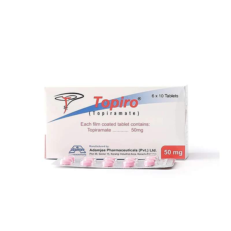 Topiro (50Mg) 60 Tablets — authentic medicine packaging