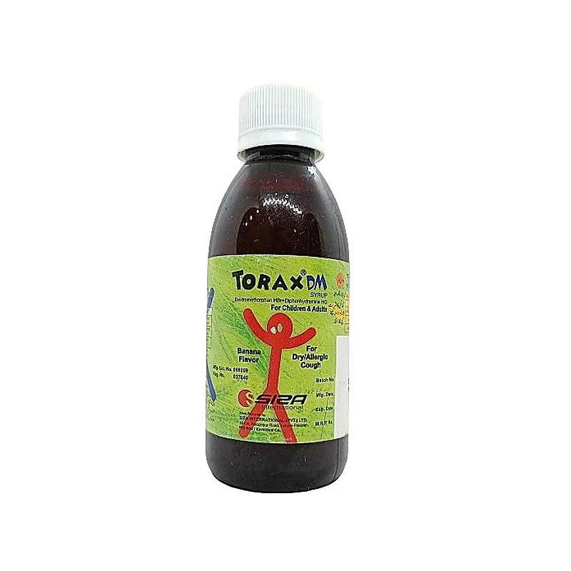 Torax Dm (120Ml) Syrup — authentic medicine packaging