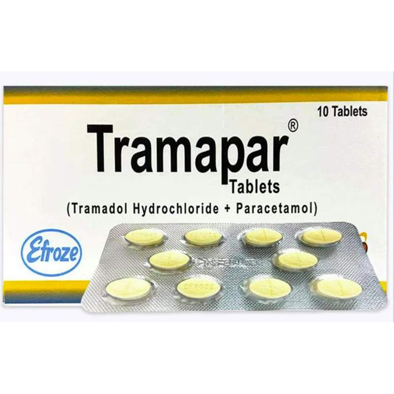 Tramapar (37.5/325Mg) 20 Tab — authentic medicine packaging