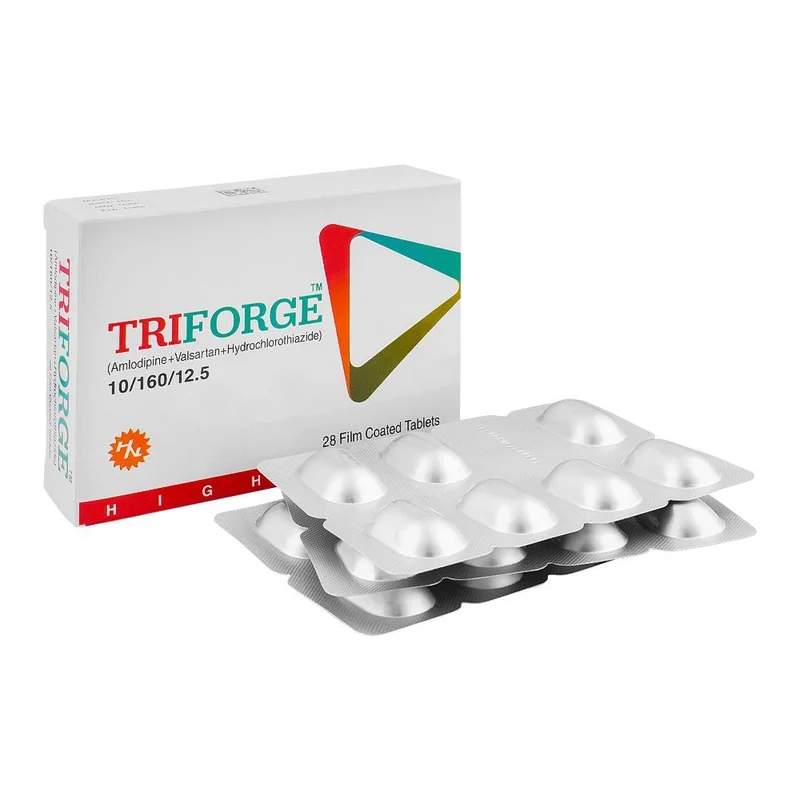 Triforge (10/160/12.5Mg) 28 Tablets — authentic medicine packaging