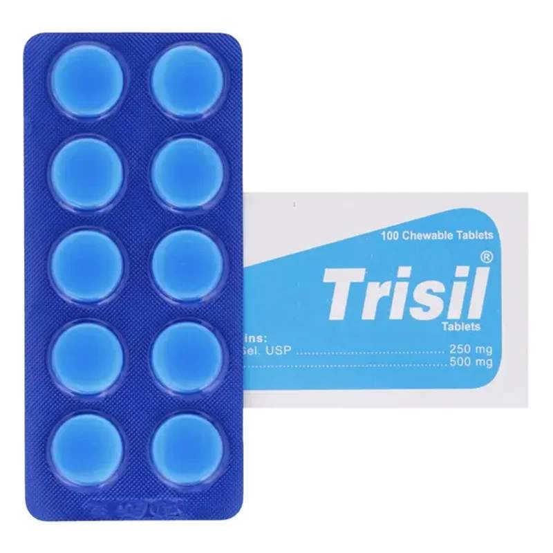 Trisil (250/500mg) 200 Tablets — authentic medicine packaging