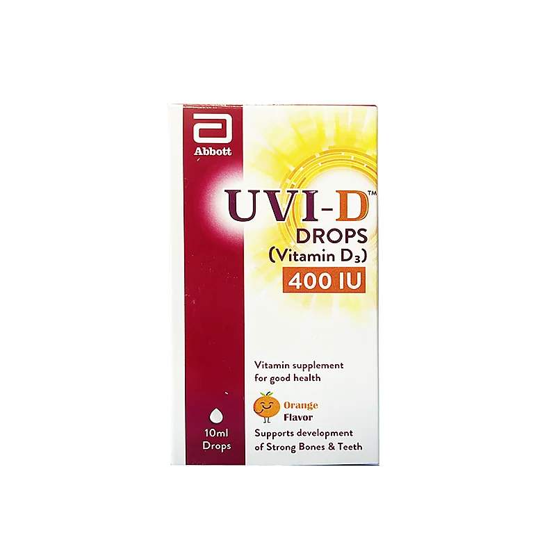 Uvi-D (400Iu) Vitamin D3 Drops — authentic medicine packaging