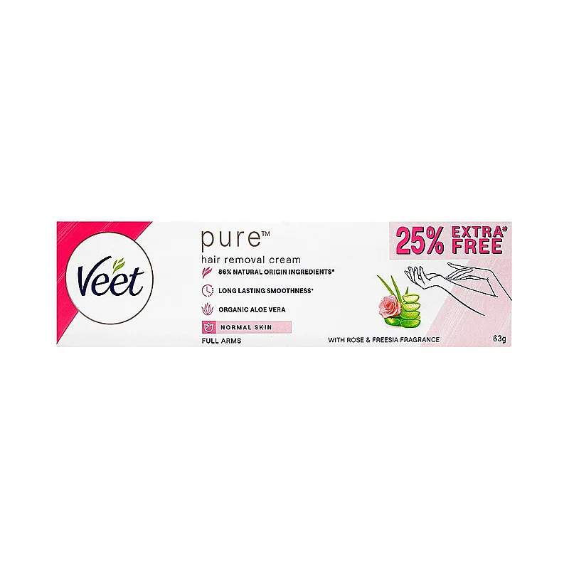 Veet Pure Hair Removal Cream 63G — authentic medicine packaging