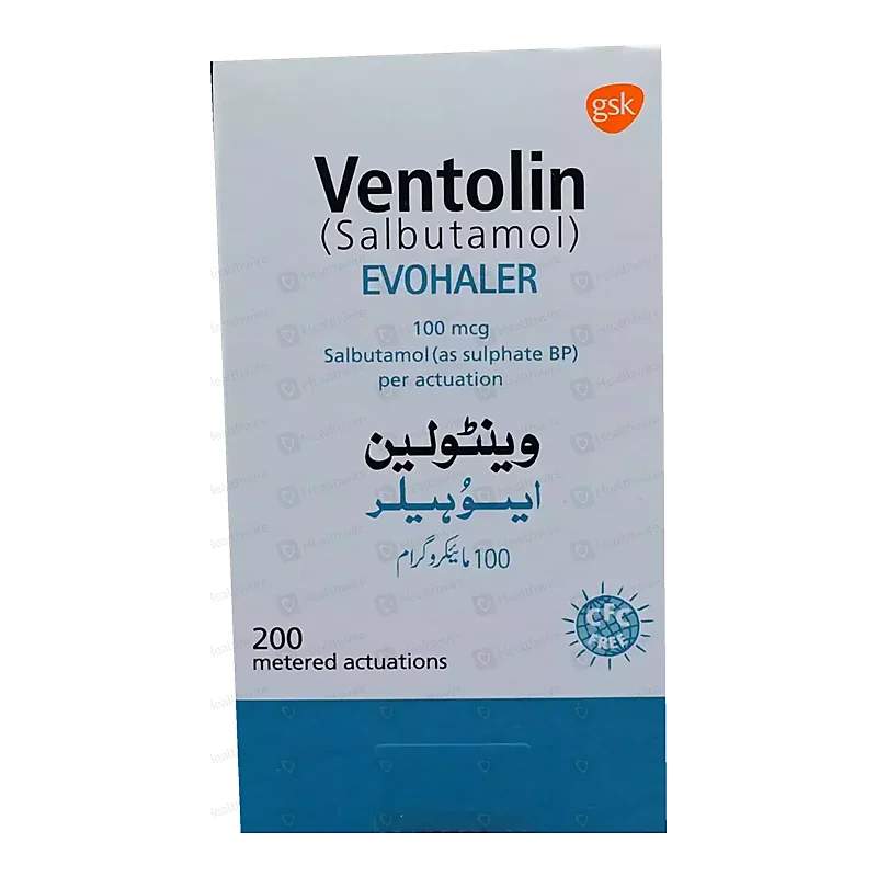 Ventolin (120Ml) Expectorant Syrup — authentic medicine packaging