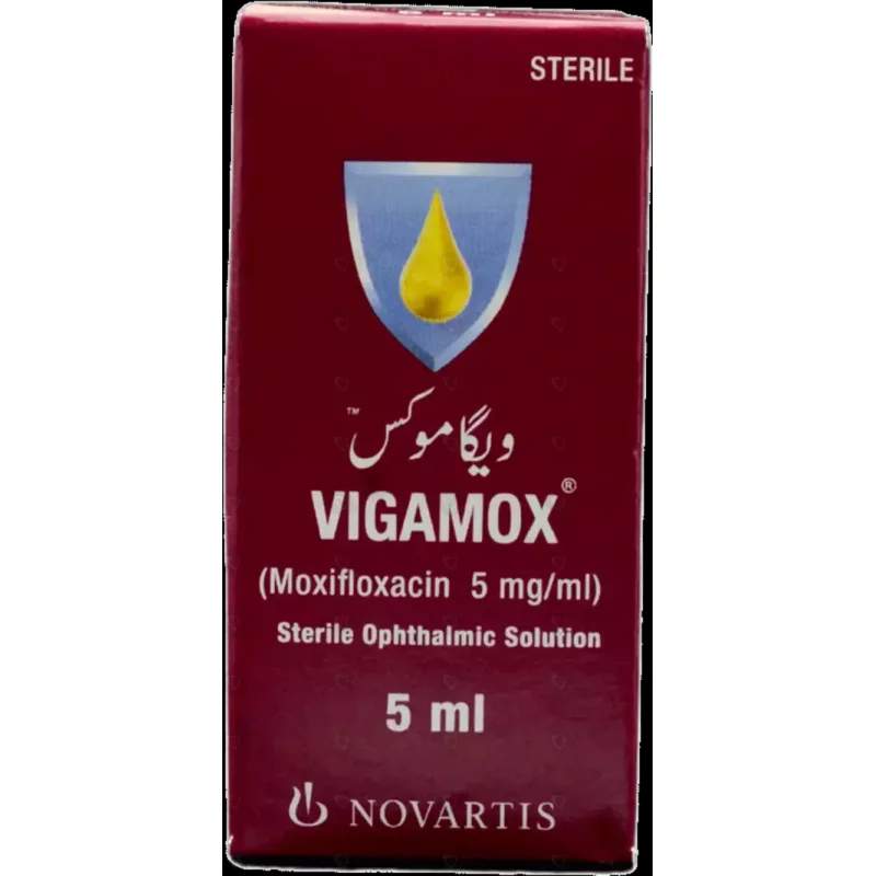 Vigamox (5Mg/Ml) 5Ml Eye Drops — authentic medicine packaging