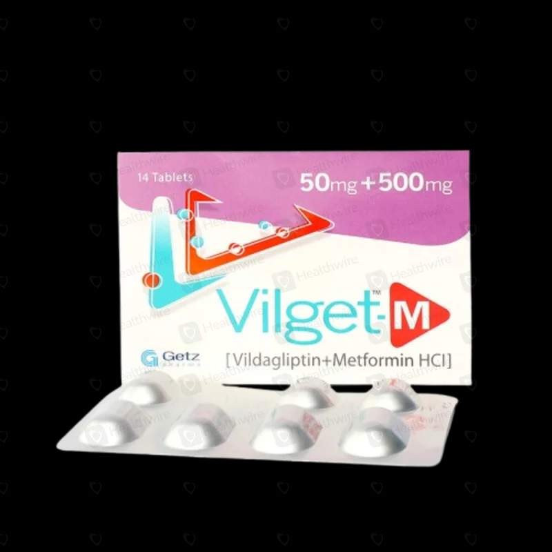Vilget-M 50/500Mg 28S — authentic medicine packaging