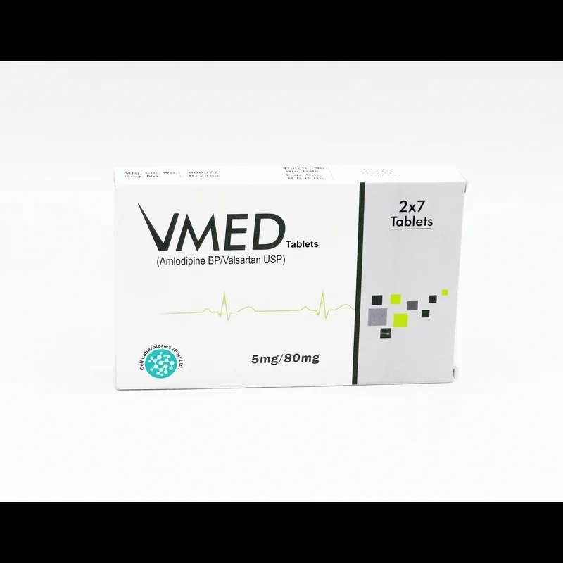 Vmed (5/80Mg) 14 Tablets — authentic medicine packaging