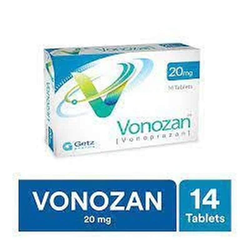 Vonocel 20Mg Tab 14'S — authentic medicine packaging