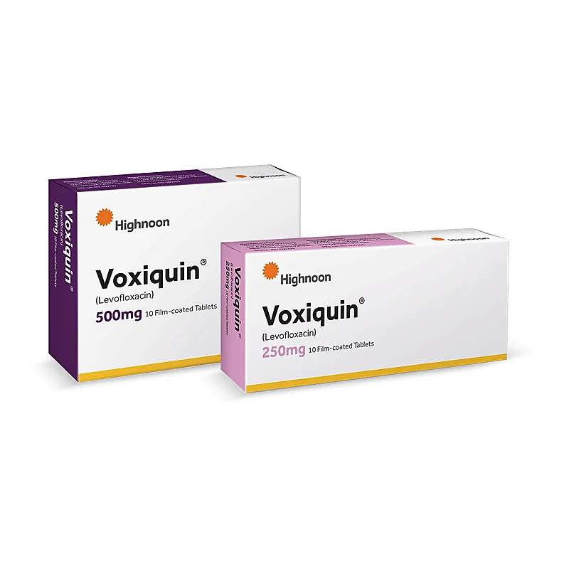 Voxiquin (500Mg) 10 Tabs — authentic medicine packaging