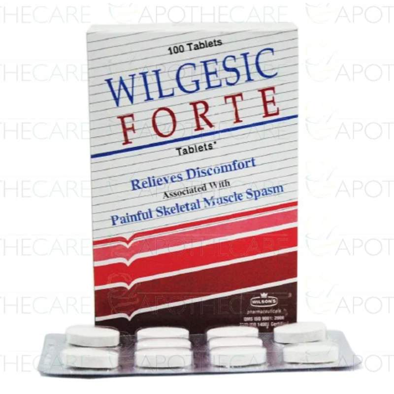 Wilgesic Forte (650/50Mg) 100 Tablets — authentic medicine packaging