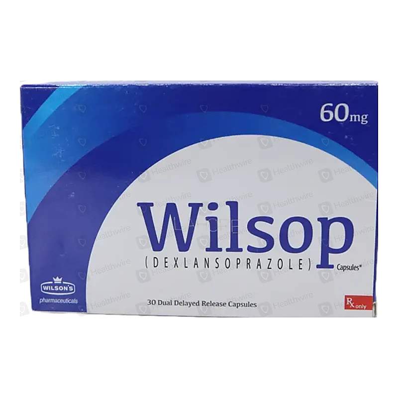 Wilsop (60Mg) 30 Capsules — authentic medicine packaging