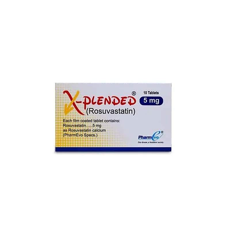 X-Plended (5Mg) 10 Tablets — authentic medicine packaging