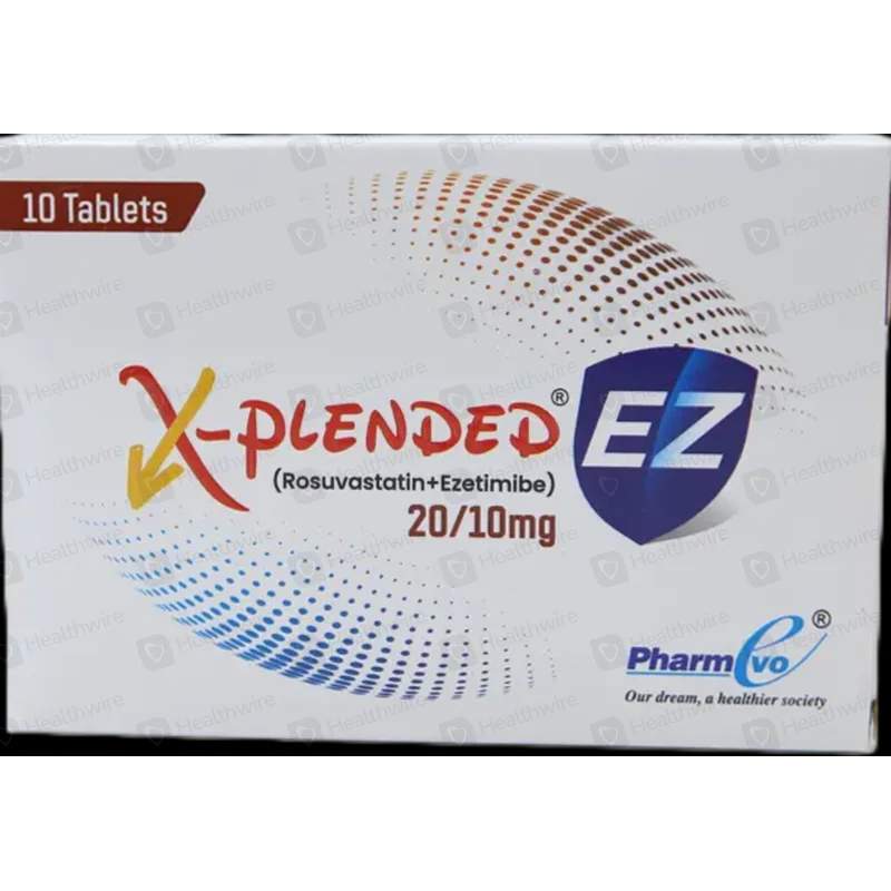 X-Plended Ez (20/10Mg) 10 Tablets — authentic medicine packaging