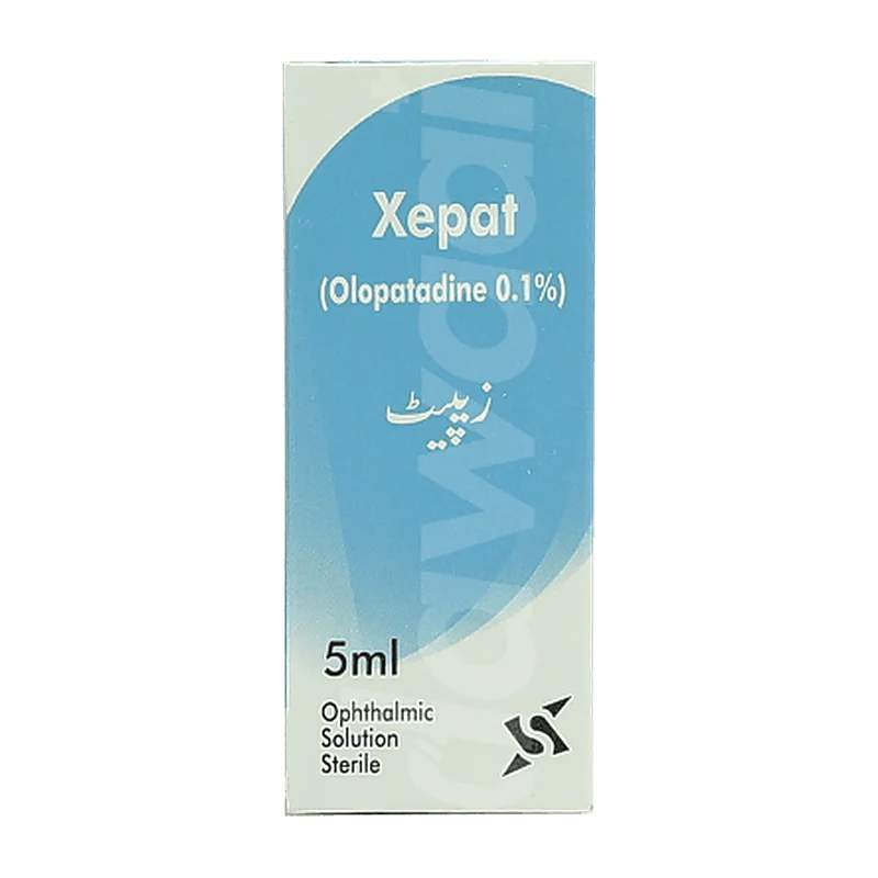 Xepat (0.1%) 5Ml Eye Drops — authentic medicine packaging