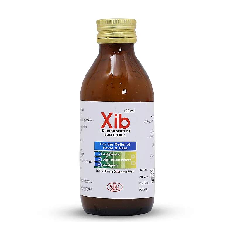 Xib (120Ml) Syrup — authentic medicine packaging