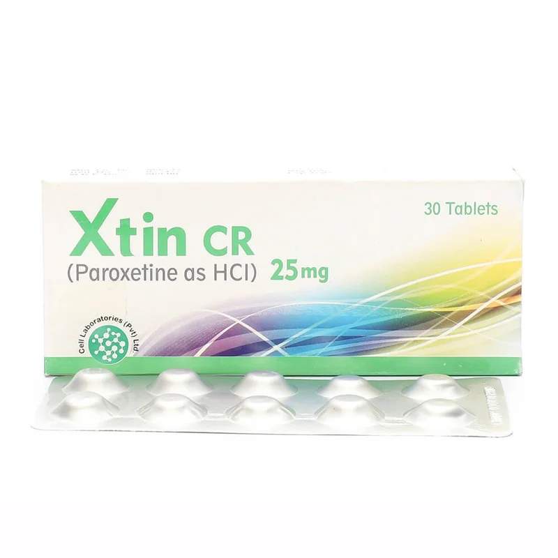 Xtin Cr (25Mg) 30 Tablets — authentic medicine packaging