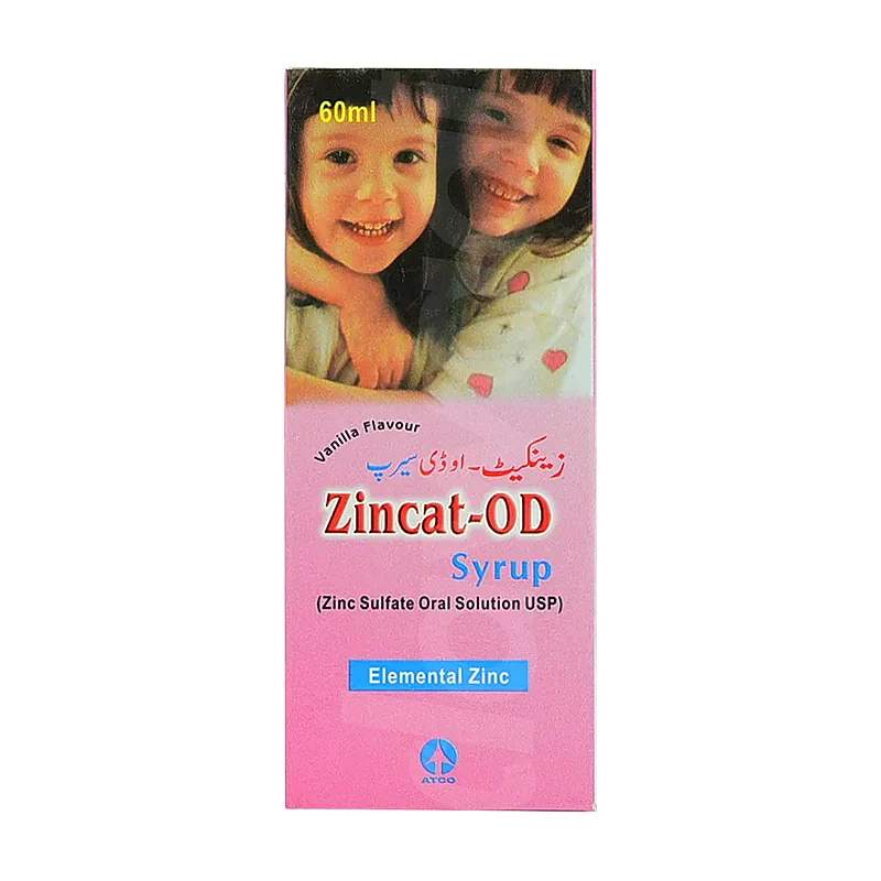 Zincat-Od (20Mg/5Ml) 60Ml Syrup — authentic medicine packaging