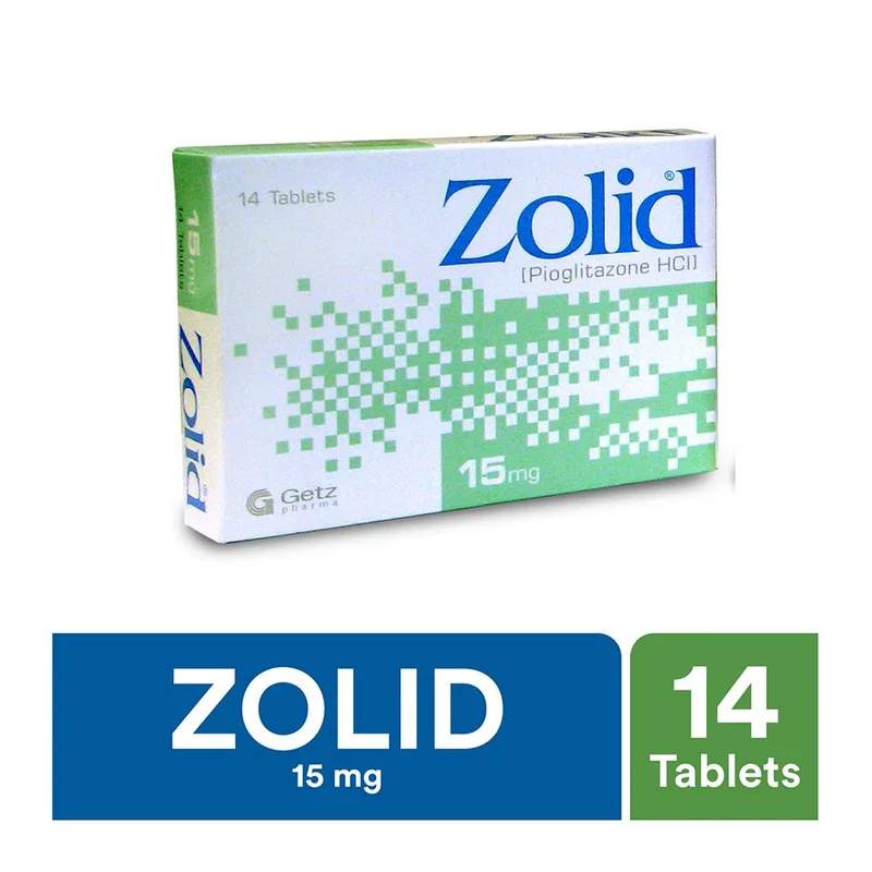 Zolid (15Mg) 14 Tablets — authentic medicine packaging