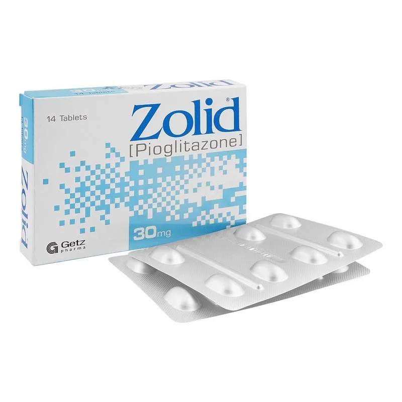 Zolid (30Mg) 14 Tablets — authentic medicine packaging