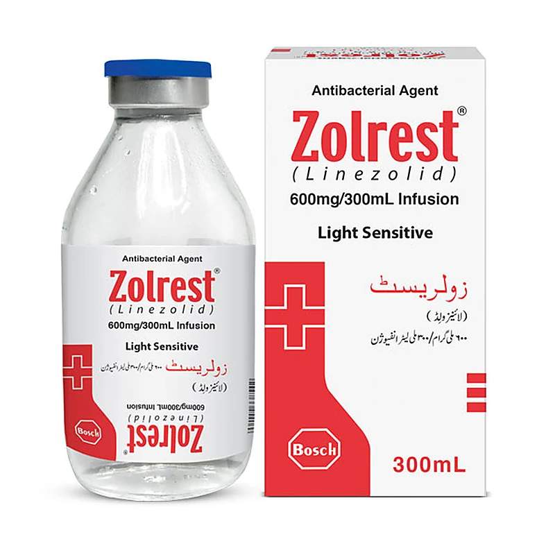 Zolrest (600mg) 300ml Infusion — authentic medicine packaging