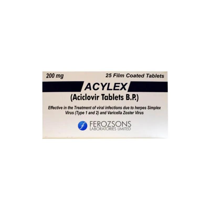 Acylex (200Mg) 25 Tablets