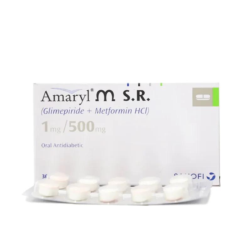 Amaryl M Sr (1/500Mg) 30 Tablets