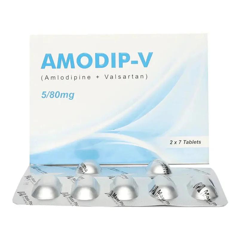 Amodip-V (5/80Mg) 14 Tablets