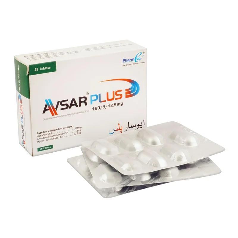 Avsar Plus (5/160/12.5Mg) 28 Tablets