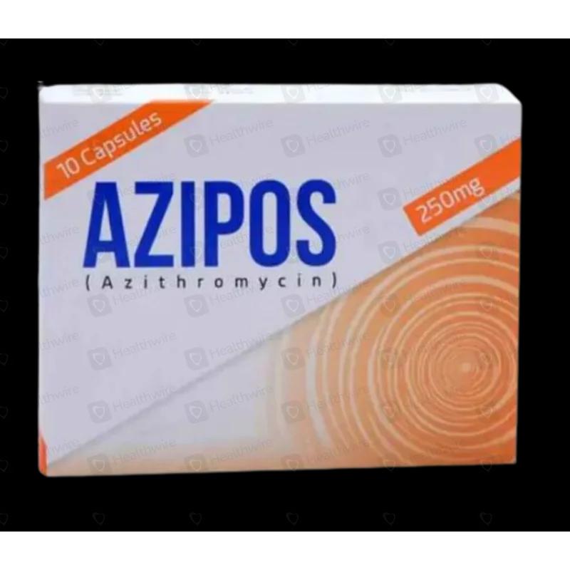 Azipos (250Mg) 10 Capsules