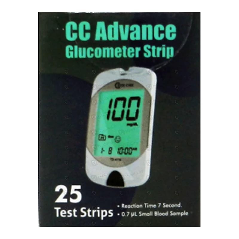 Cc Advance (Glucometer ) 25 Test Strips