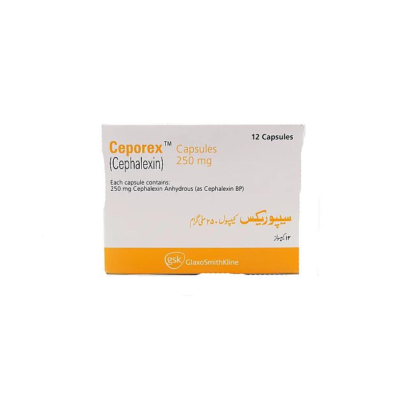 Ceporex (250Mg) 12 Capsules