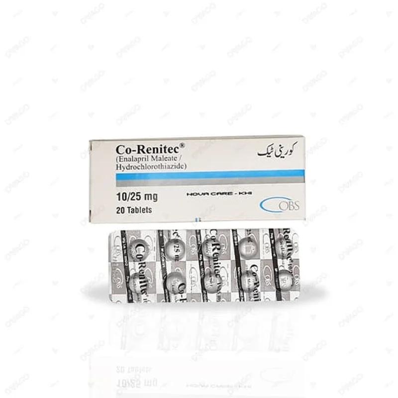 Co-Renitec (10/25Mg) 20 Tablets