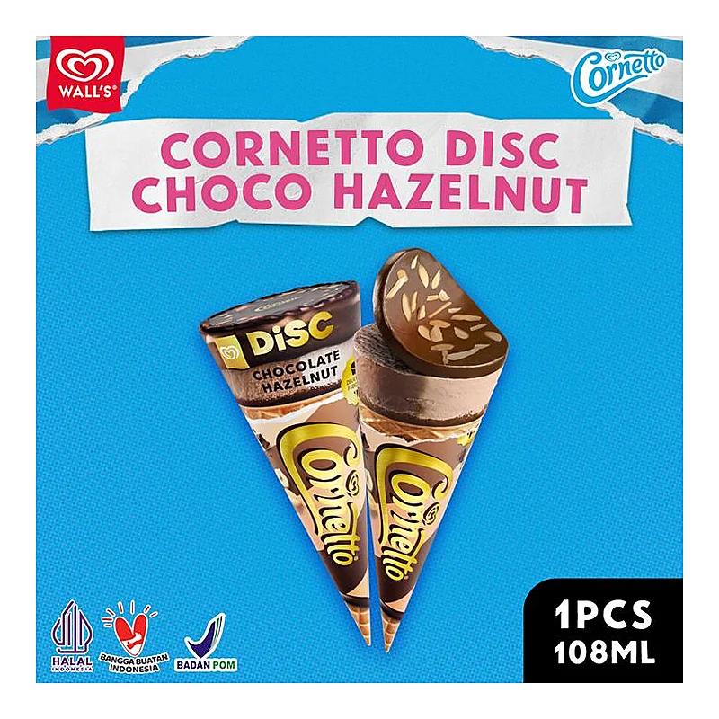 Cornetto Hazelnut Disc Chocolate (1*24Pcs)