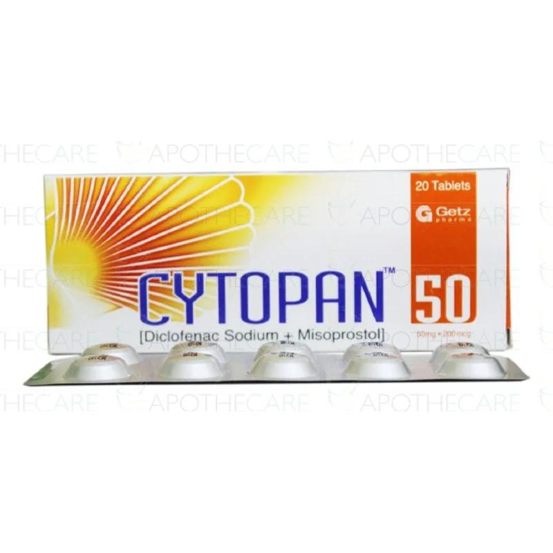 Cytopan-50 (50Mg/200Mcg) 20 Tablets